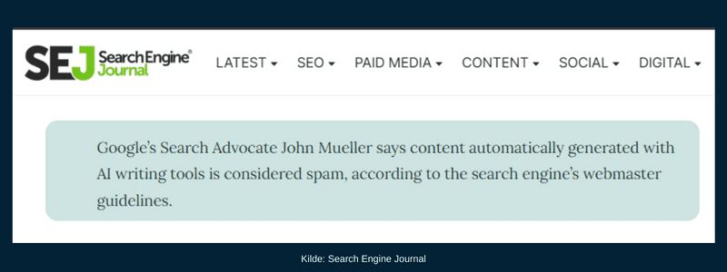 Google anser AI generelt innhold som spam google-anser-ai-generert-innhold-som-spam